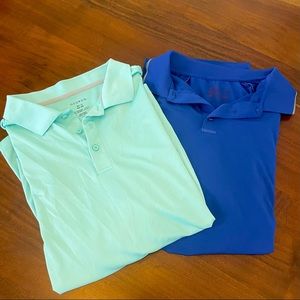 Men’s XL Polo Style Dry Fit 2 Pack Shirt BUNDLE